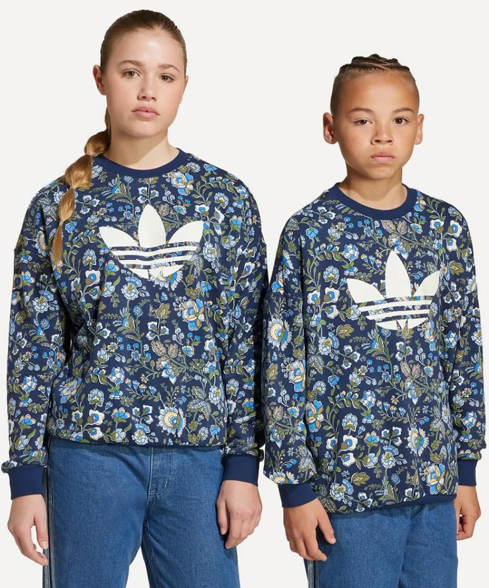 Adidas Knitwear^x Liberty London Kids Crew Sweatshirt