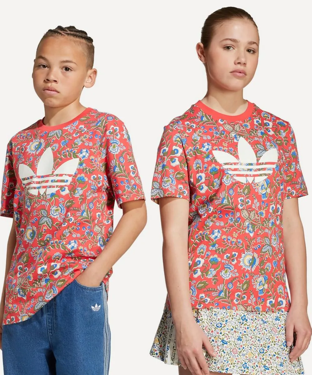 Adidas Tops^x Liberty London Kids T-Shirt