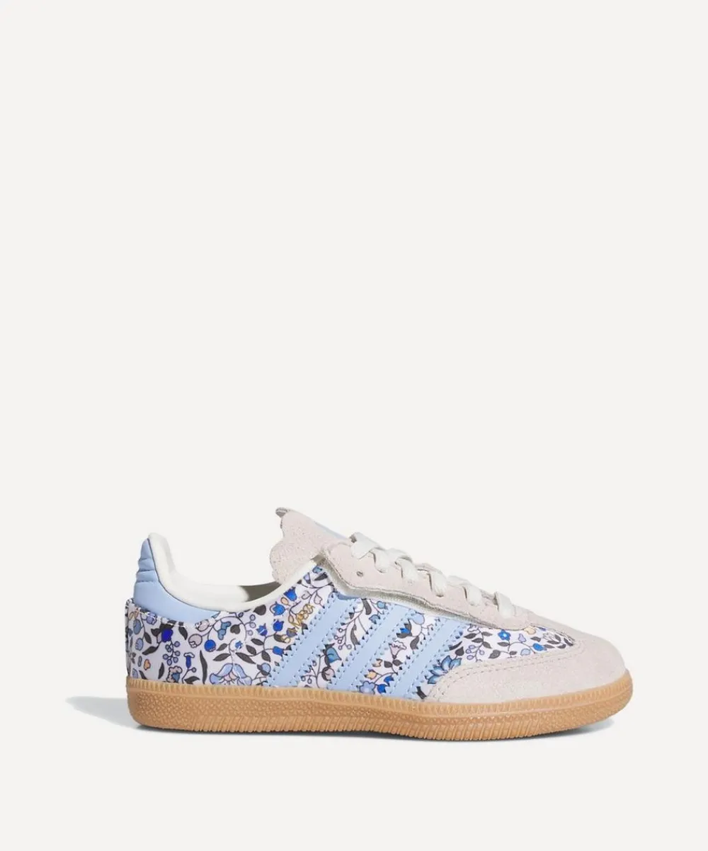 Adidas Shoes^x Liberty Samba OG Comfort Closure Elastic Lace Kids Shoes