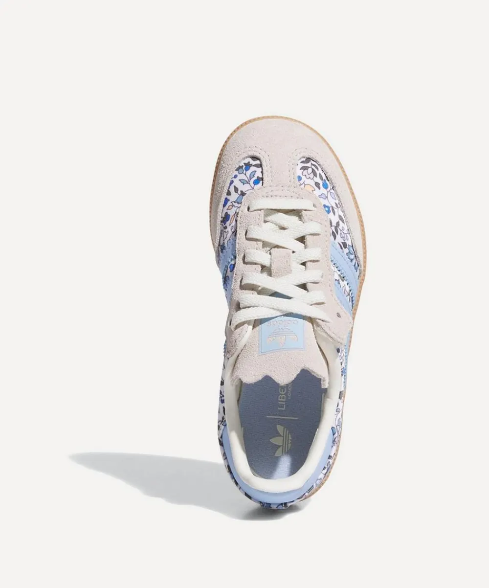 Adidas Shoes^x Liberty Samba OG Comfort Closure Elastic Lace Kids Shoes