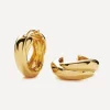 Missoma Earrings^X Lucy Williams 18ct Gold-Plated Chunky Medium Entwine Hoop Earrings