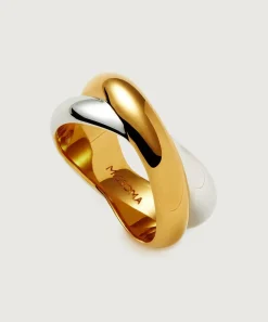 Missoma Rings^X Lucy Williams Mixed Metal Chunky Entwine Ring
