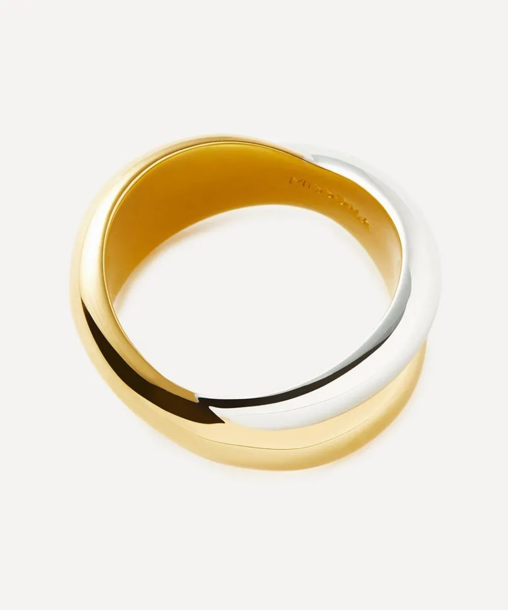 Missoma Rings^X Lucy Williams Mixed Metal Chunky Entwine Ring