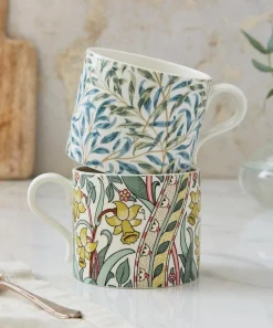 Spode Mugs^x Morris and Co. Daffodil Mugs Set of 2