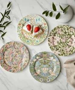 Spode Tableware^x Morris and Co. Desert Plates of 4