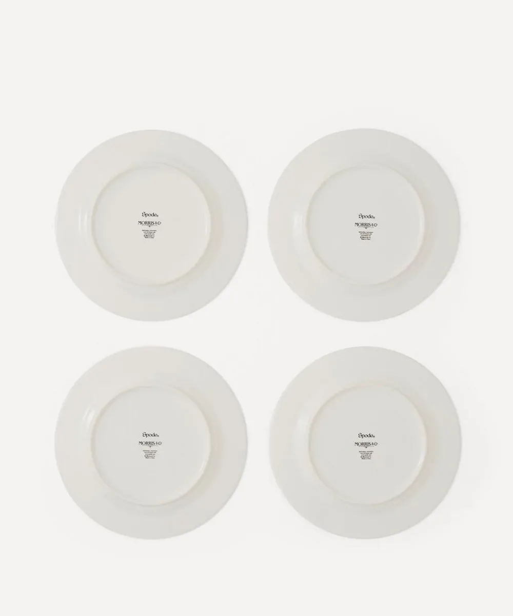 Spode Tableware^x Morris and Co. Desert Plates of 4