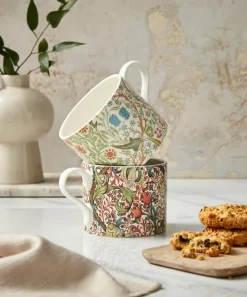 Spode Mugs^x Morris and Co. Teapot and Mug Set