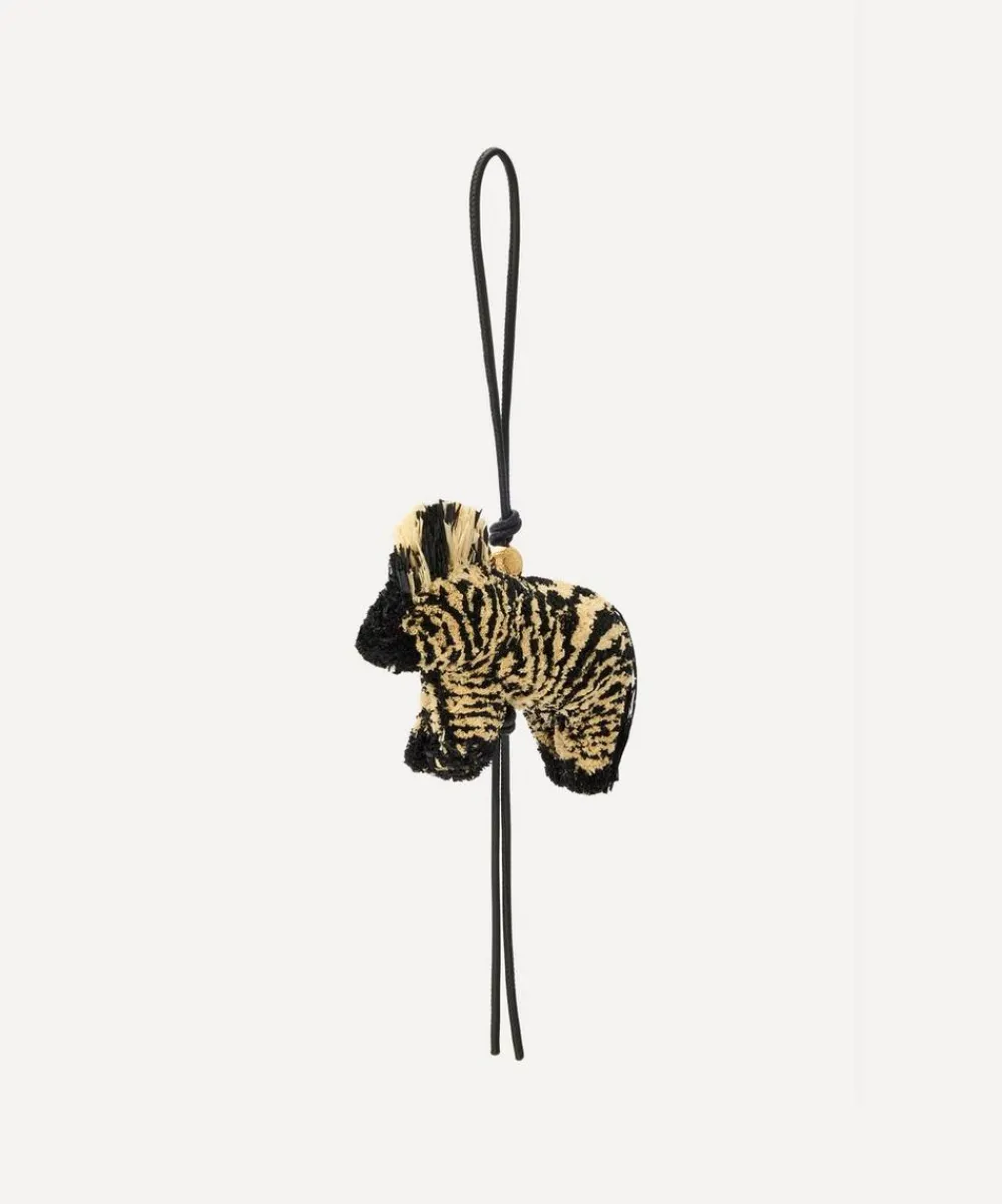 Loewe Travel Accessories^x Paula's Ibiza Zebra Bag Charm