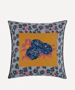 Lisa Corti Cushions^x Saved NY Leopard Gold Cashmere Cushion