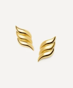 Missoma Earrings^X Savi 18ct Gold-Plated Signature Oversized Stud Earring