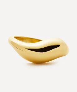 Missoma Rings^X Savi 18ct Gold-Plated Signature Stacking Ring
