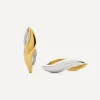 Missoma Earrings^X Savi Mixed Metal Signature Large Hoop Earrings