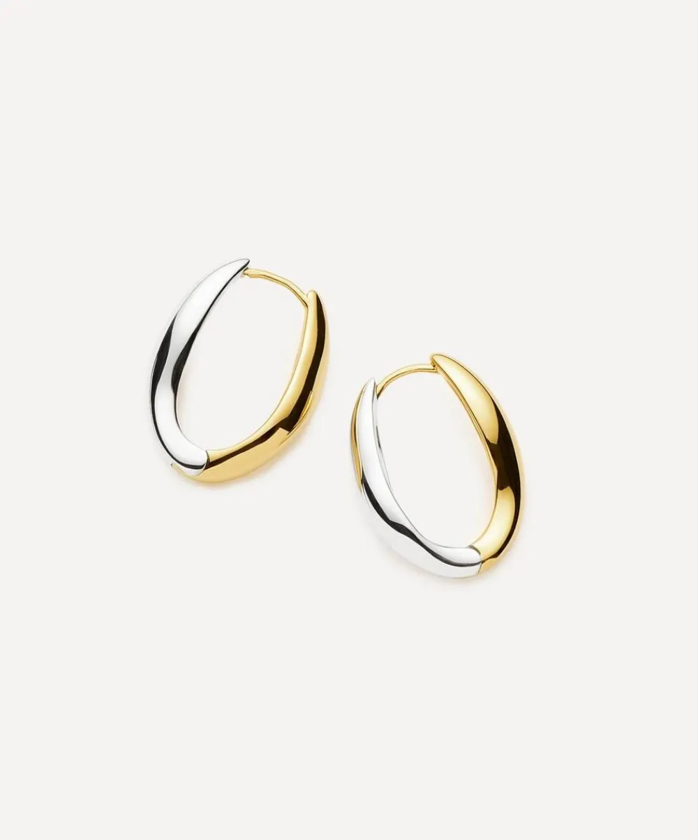 Missoma Earrings^X Savi Mixed Metal Signature Large Hoop Earrings