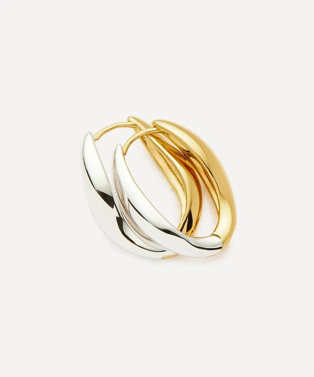 Missoma Earrings^X Savi Mixed Metal Signature Large Hoop Earrings