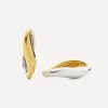 Missoma Earrings^X Savi Mixed Metal Signature Small Hoop Earrings