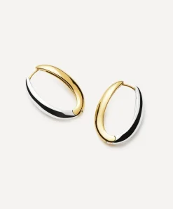 Missoma Earrings^X Savi Mixed Metal Signature Small Hoop Earrings