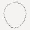 Missoma Necklaces^X Savi Rhodium-Plated Signature Link Chain Necklace