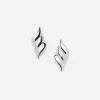 Missoma Earrings^X Savi Rhodium-Plated Signature Oversized Stud Earrings