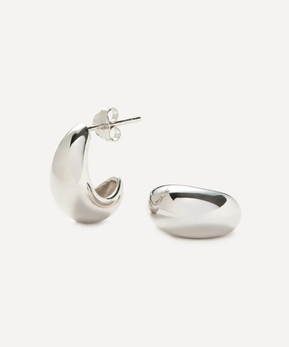 Missoma Earrings^X Savi Sterling Silver Dome Mini Hoop Earrings