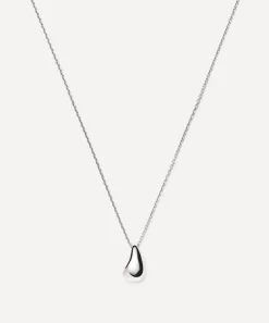 Missoma Necklaces^X Savi Sterling Silver Sculptural Droplet Pendant Necklace