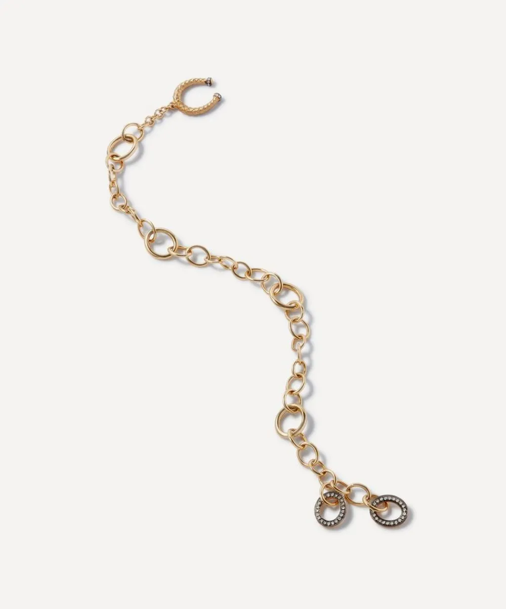 Annoushka Bracelets|Bracelets^x The Vampire's Wife 18ct Gold Diamond Charm Bracelet