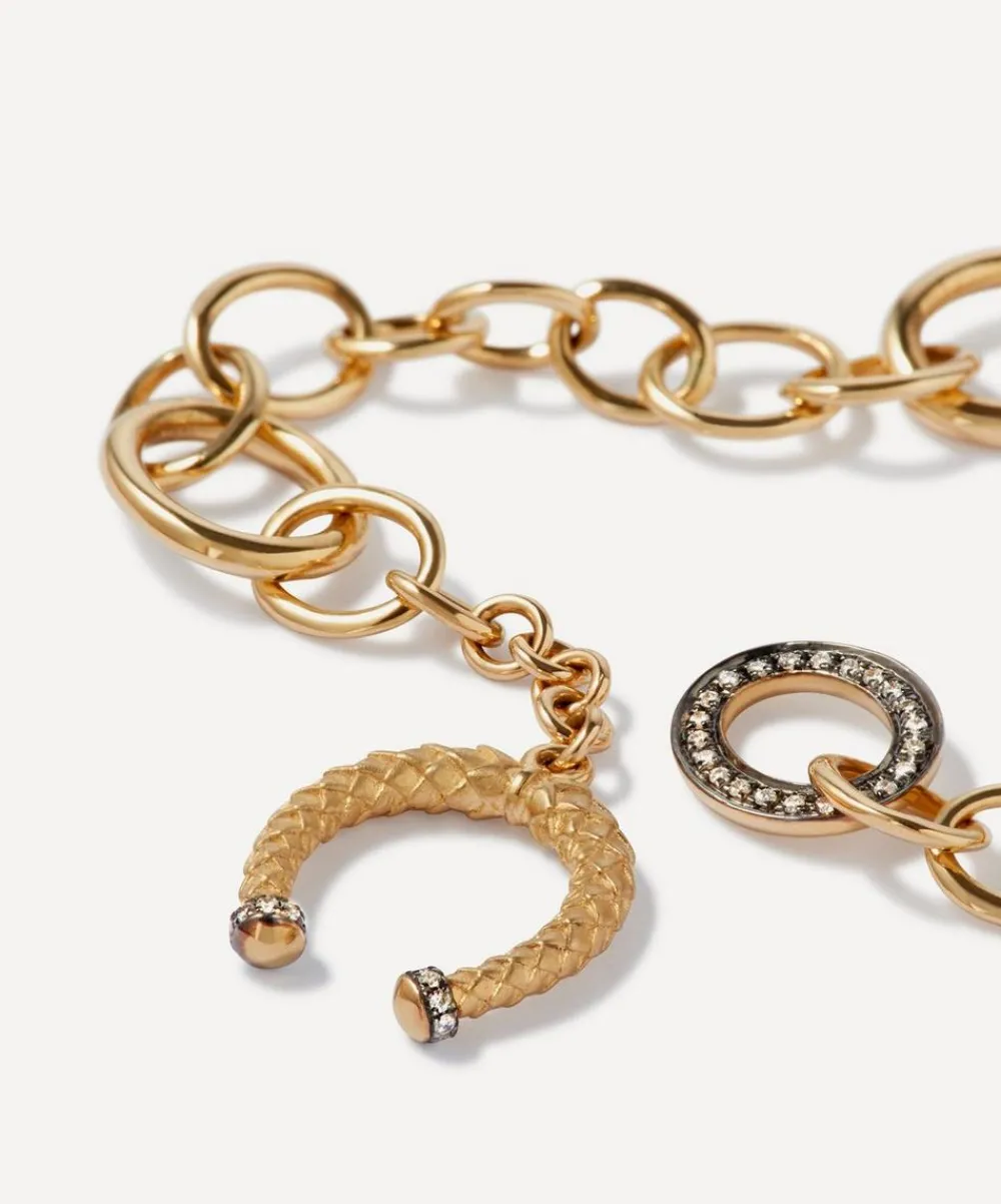 Annoushka Bracelets|Bracelets^x The Vampire's Wife 18ct Gold Diamond Charm Bracelet