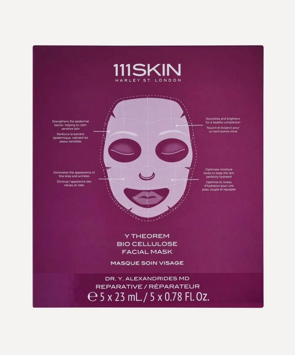 111SKIN Masks & Exfoliators^Y Theorem Bio Cellulose Facial Masks Box of 5