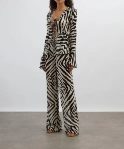 Rat & Boa Trousers & Shorts^Zaelia Zebra Trousers