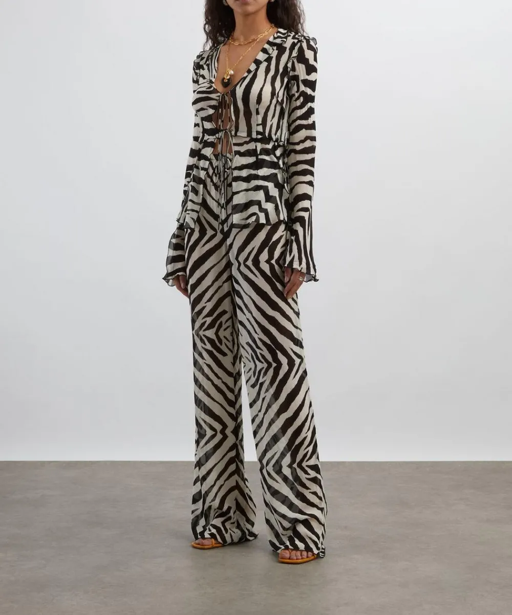Rat & Boa Trousers & Shorts^Zaelia Zebra Trousers