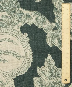 Liberty Interiors Furnishing Fabrics^Zennor Arbour Ladbroke Linen in Jade
