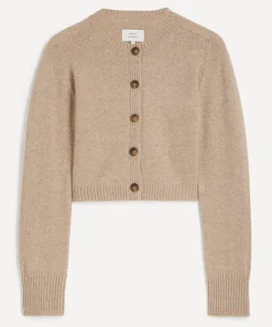 Loulou Studio Knitwear^Zephir Cropped Cashmere Cardigan