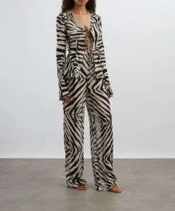 Rat & Boa Tops^Zephyr Zebra Blouse