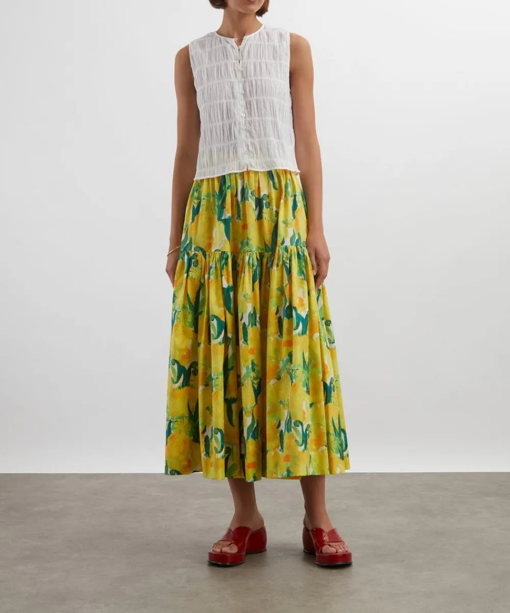 La DoubleJ Skirts^Zesty Yellow Oscar Skirt