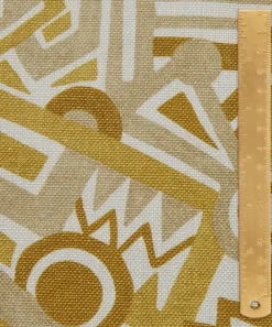 Liberty Interiors Furnishing Fabrics^Zig Zag Linen in Sahara