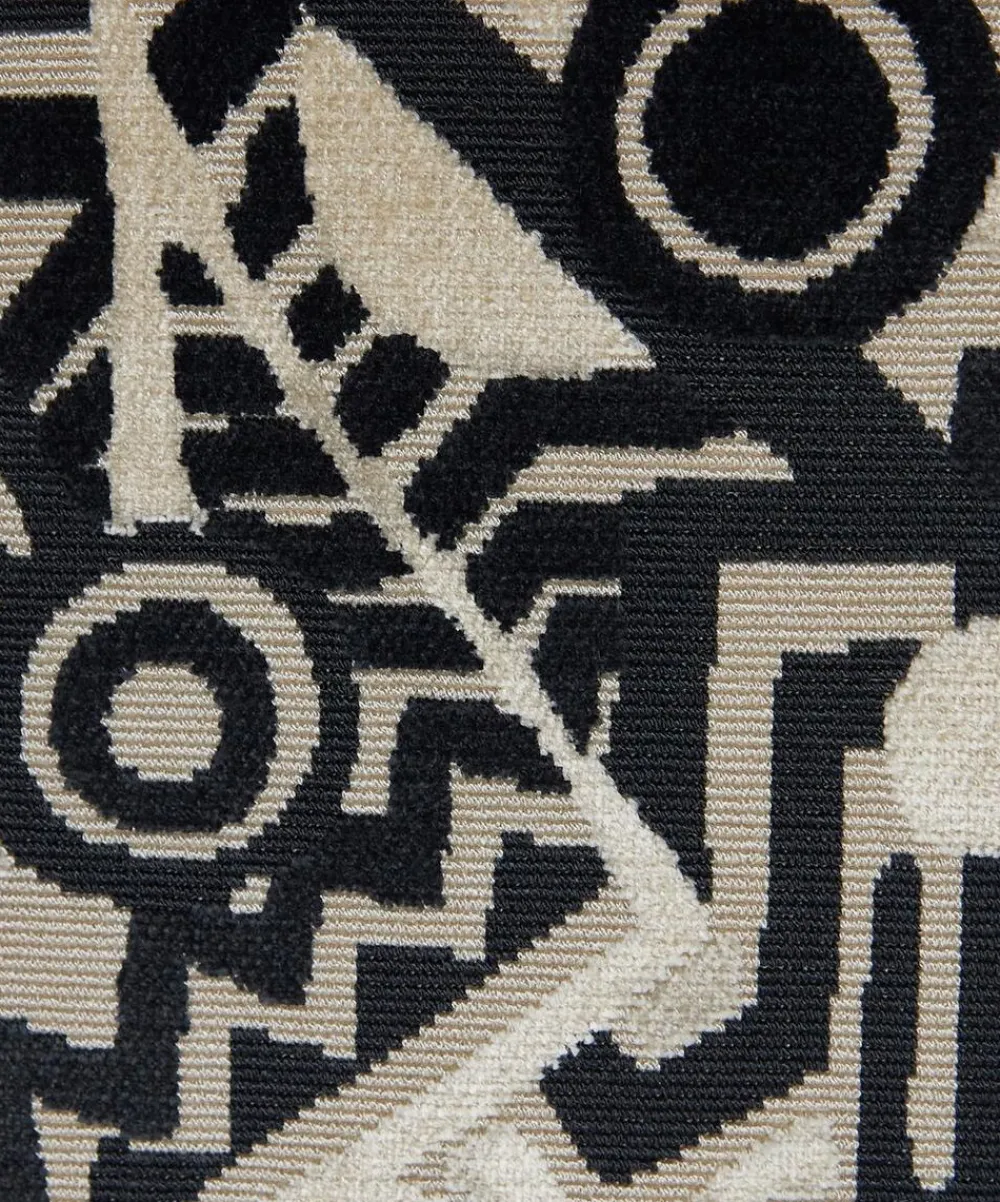 Liberty Interiors Furnishing Fabrics^Zig Zag Velvet in Piccadilly