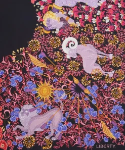 Liberty Scarves^Zodiac 90X90 Silk Scarf